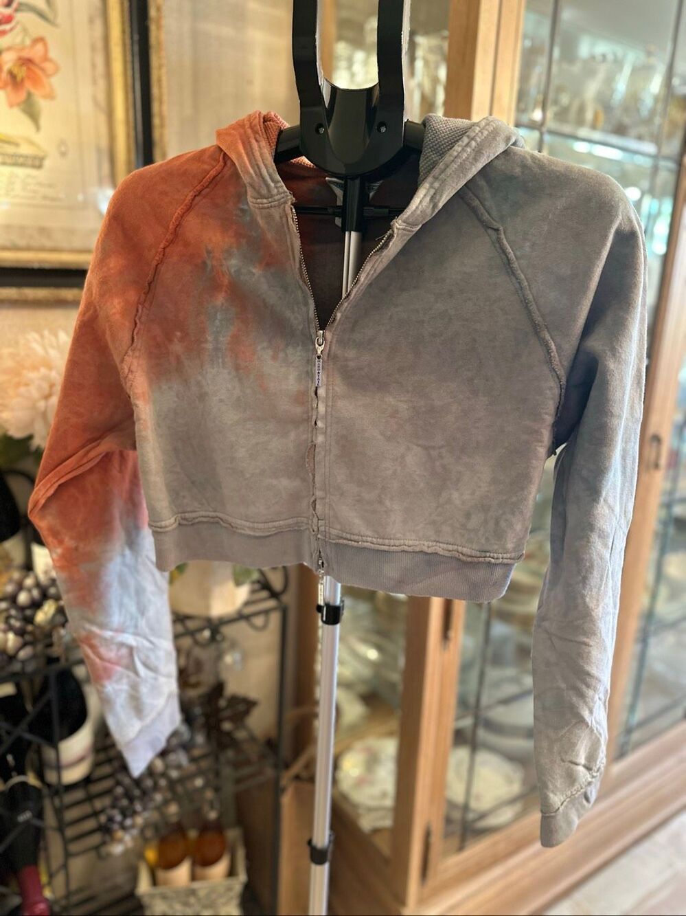 NWOT Hard Tail cropped hoodie